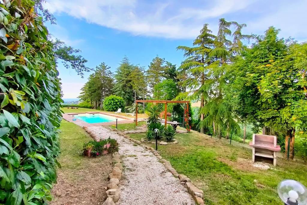 Casale San Teodoro - Mondaino Rn Villa ภายนอก รูปภาพ