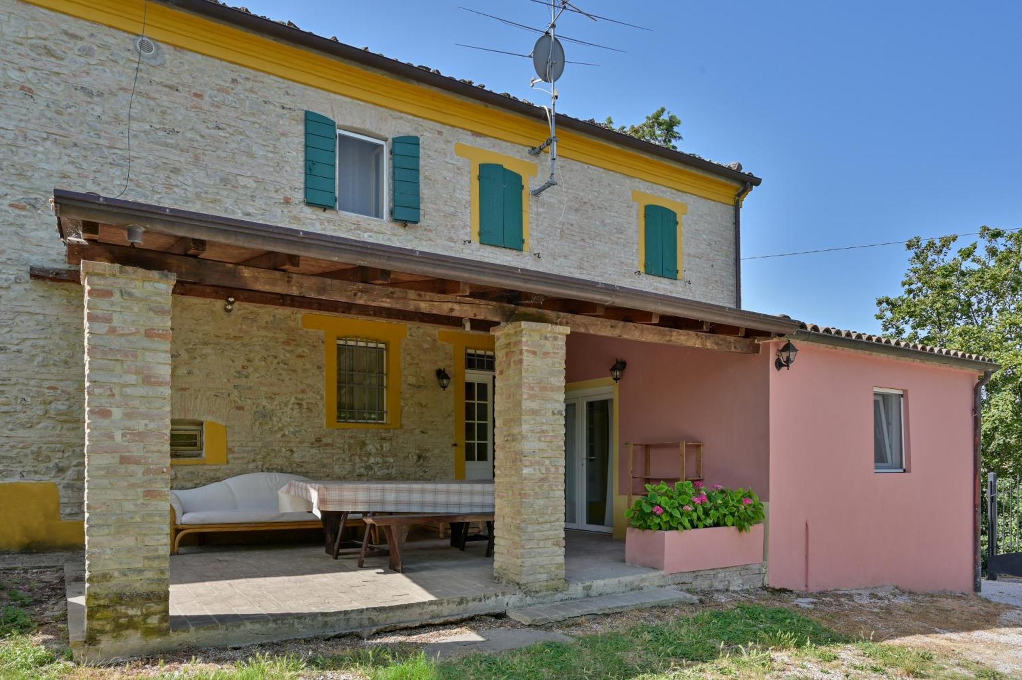 Casale San Teodoro - Mondaino Rn Villa ภายนอก รูปภาพ